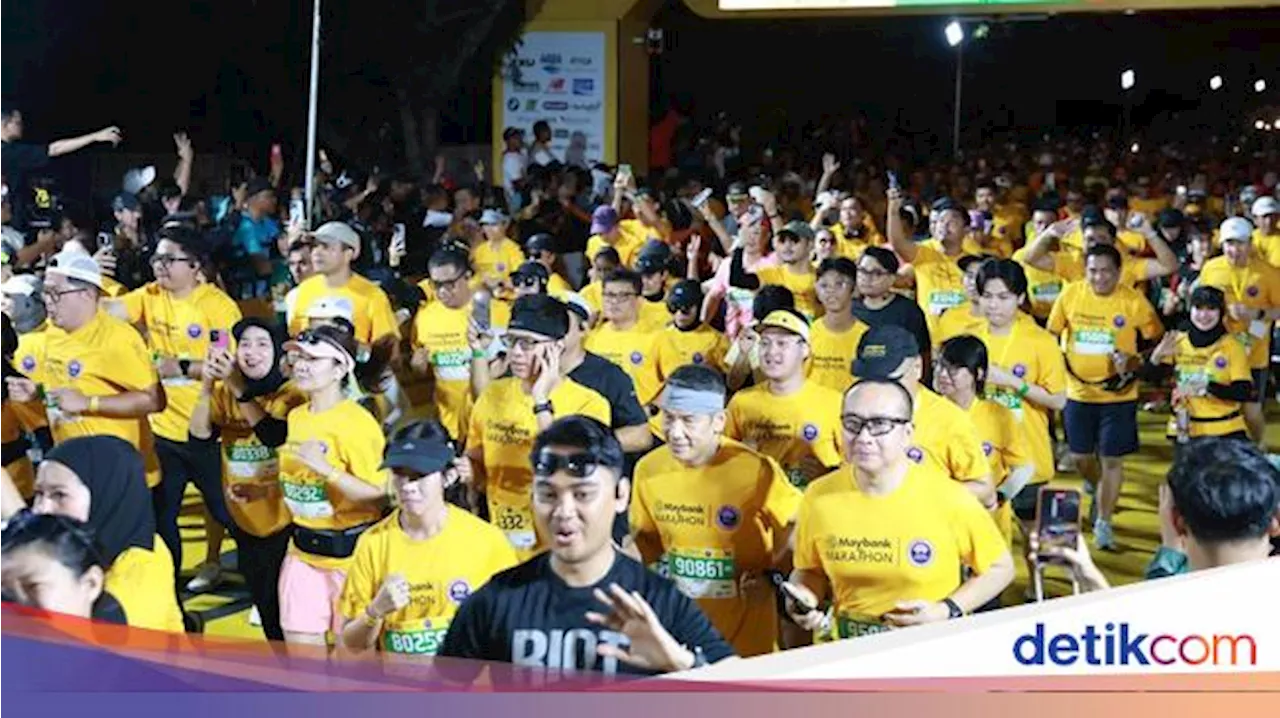 Puluhan Ribu Pelari Ikut Maybank Marathon 2024 di Bali