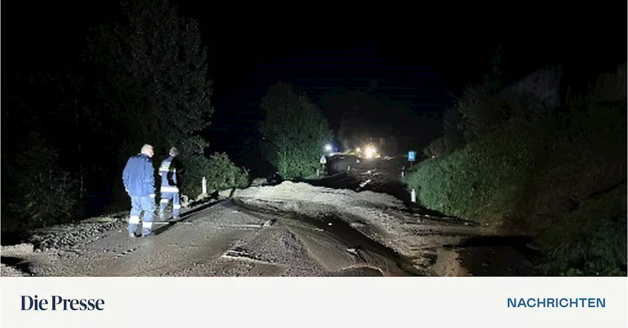 Unwetter: Zivilschutzwarnung für Baldramsdorf in Kärnten, Osttiroler Gemeinde abgeschnitten