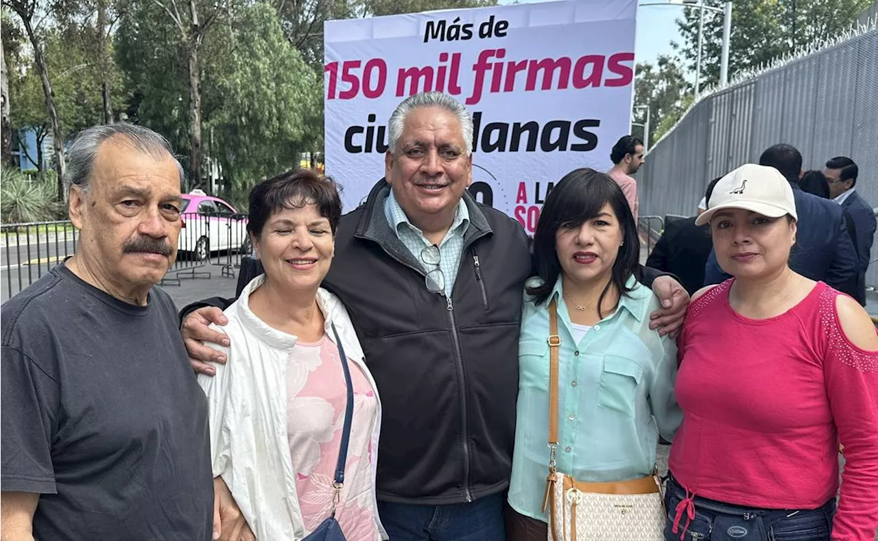 Marea Rosa entrega 150 mil firmas ante TEPJF contra sobrerrepresentación de Morena en Diputados