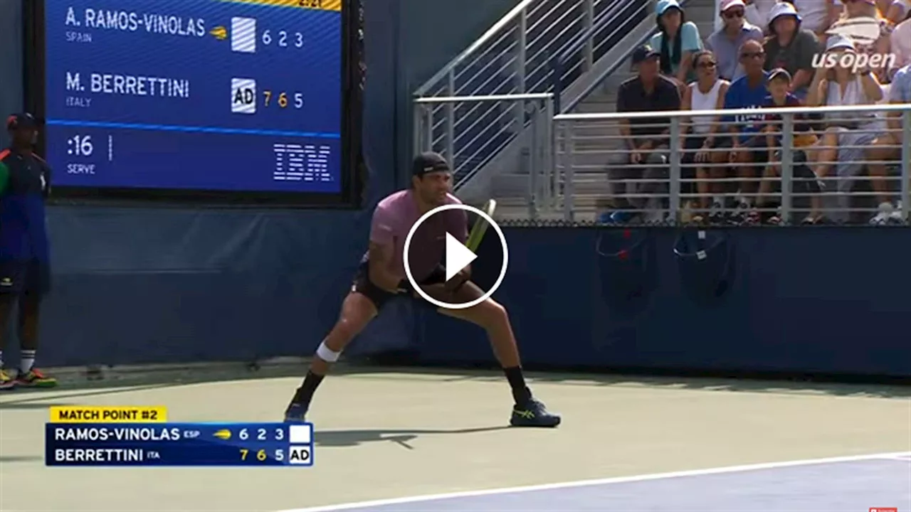  Berrettini-Ramos, video highlights: il meglio della partita in 170 secondi