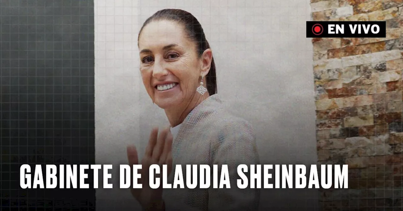 Claudia Sheinbaum anuncia gabinete en vivo: nombra a director de Pemex