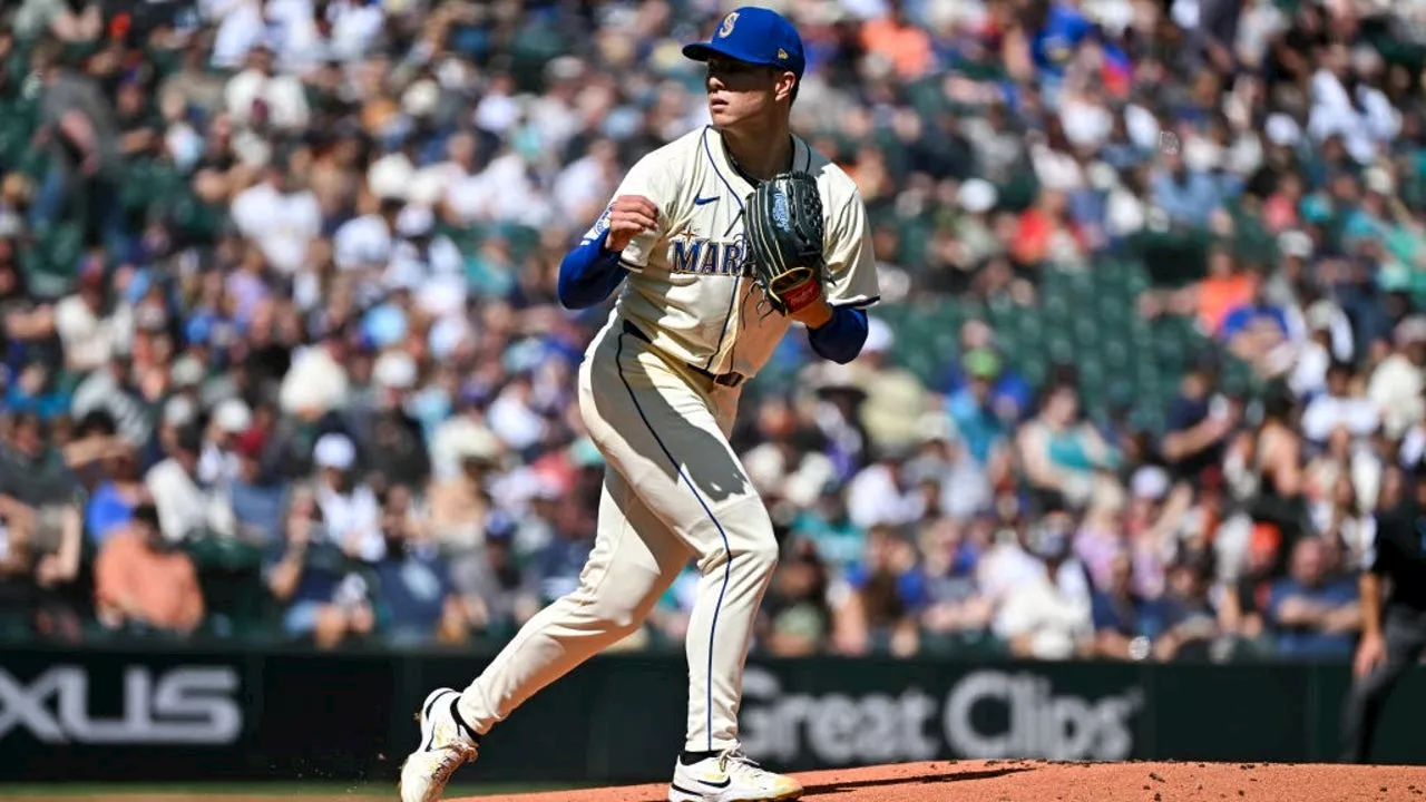 Bryan Woo pitches seven strong innings, Seattle Mariners beat Giants 4-3