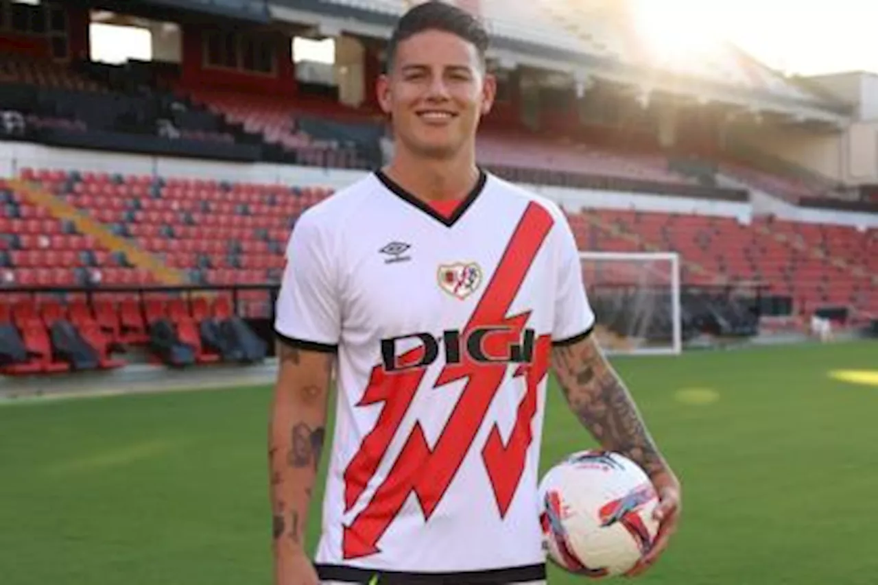 ¿Cuándo será el partido debut de James Rodríguez en Rayo Vallecano?