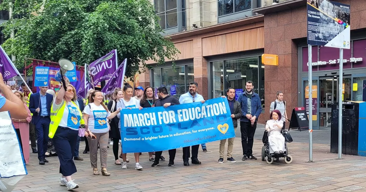 Glasgow teachers could strike over plans by council to cut 450 posts