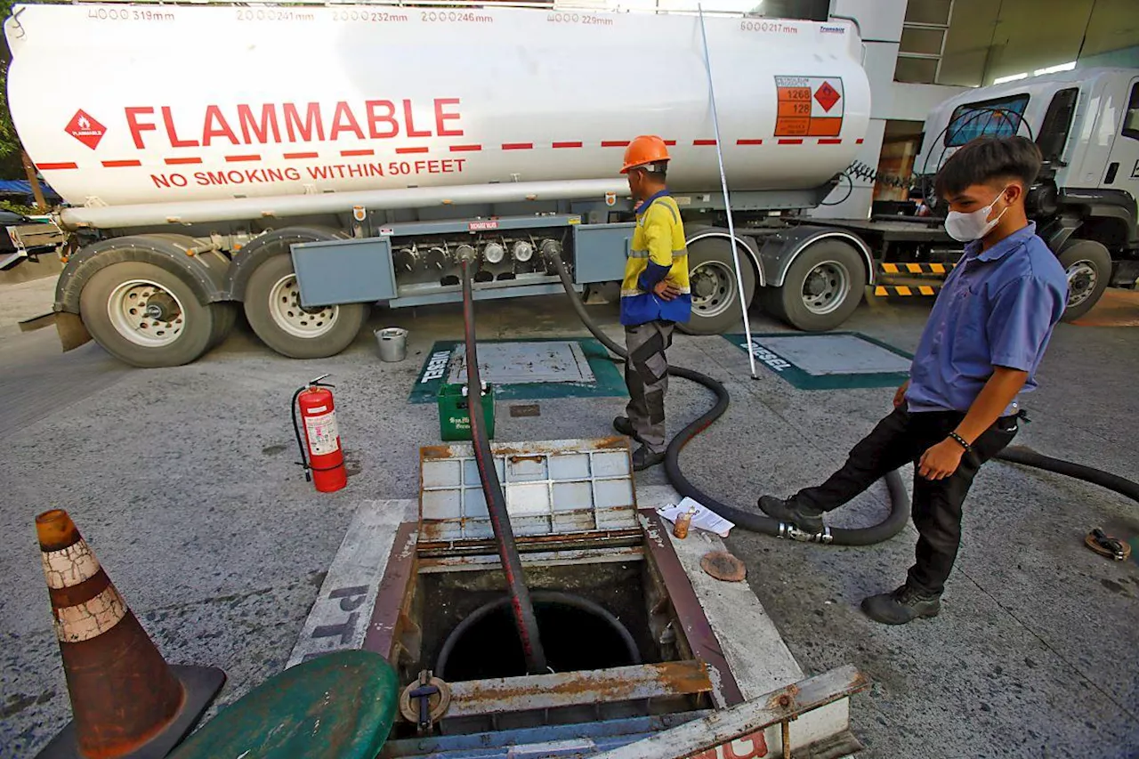 Gasoline, diesel, kerosene pump prices down by over P1/L Tuesday