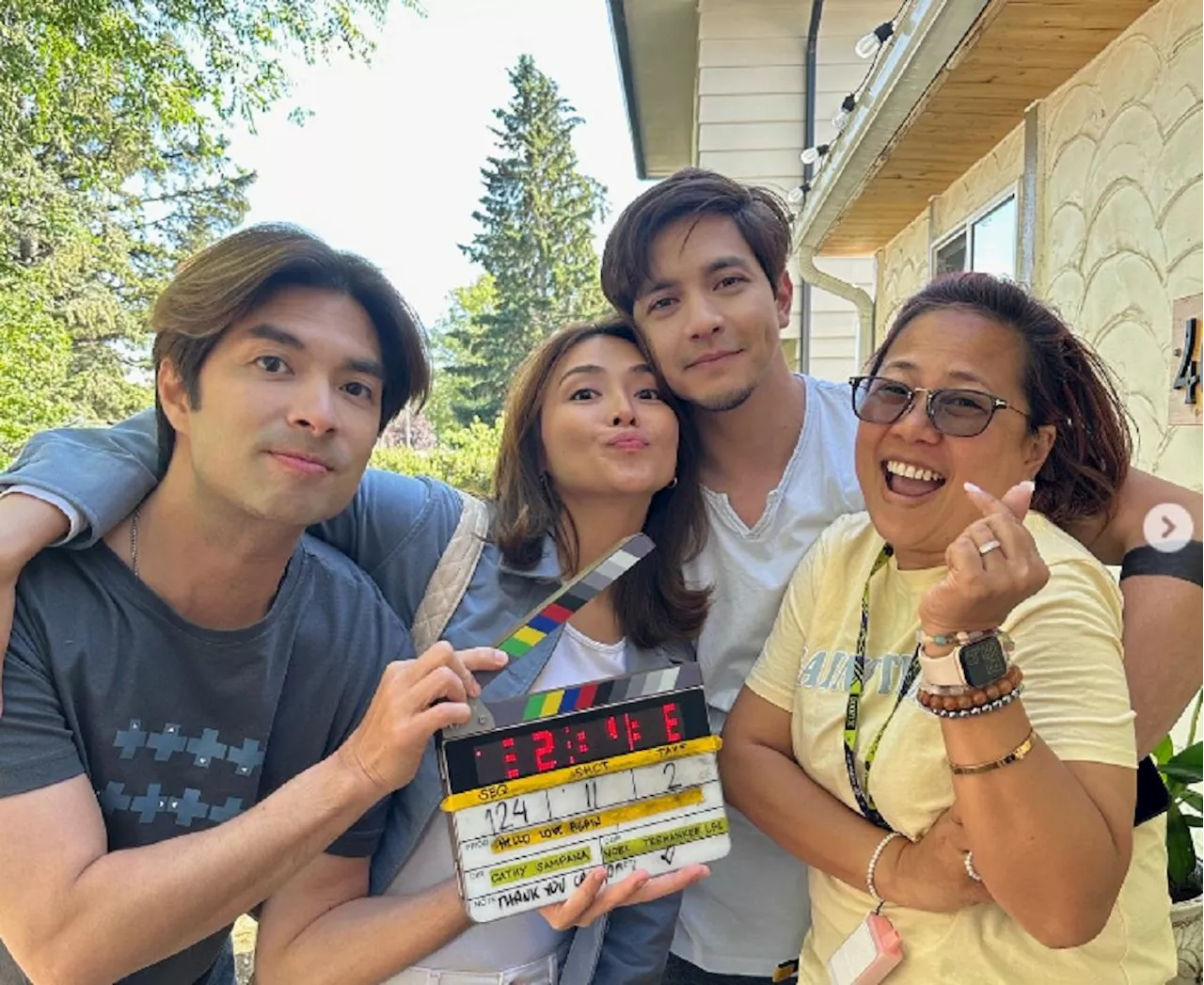 'Hello, Love, Again' starring Alden Richards, Kathryn Bernardo wraps up filming in Canada