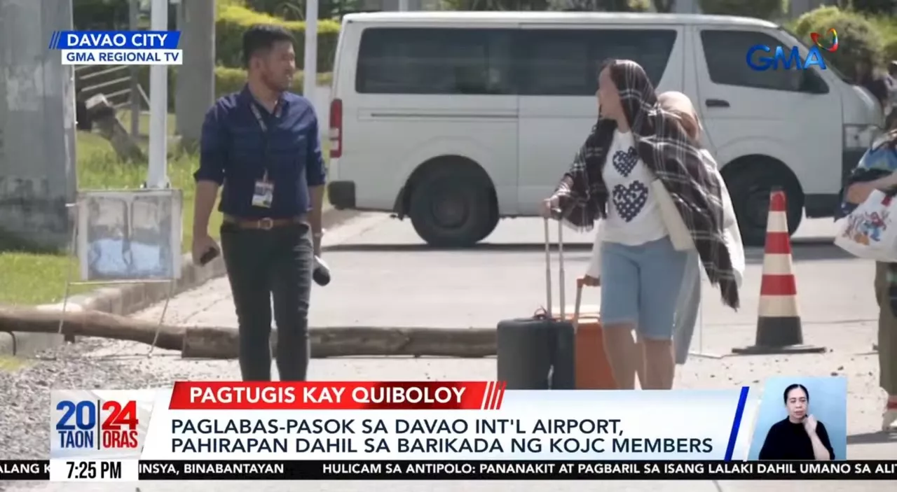 Search for Quiboloy in KOJC compound affects Davao Intl Airport operations