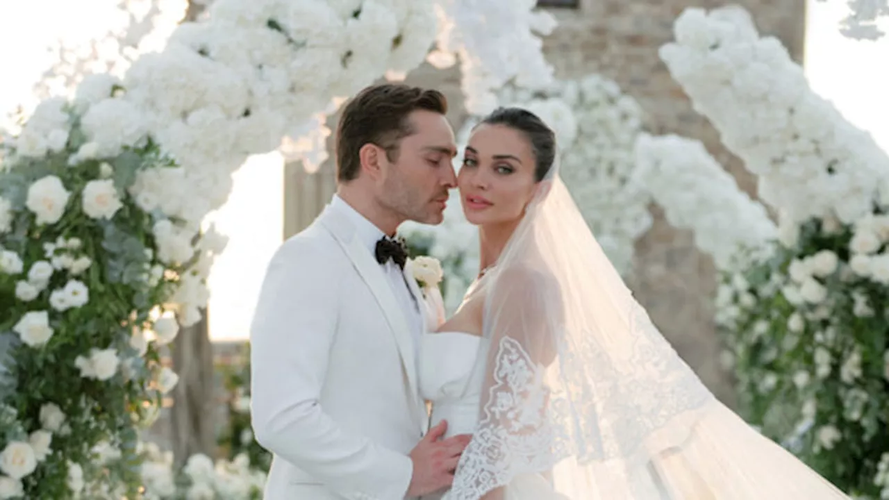 Matrimonio Ed Westwick: gli abiti da sposa di Amy Jackson