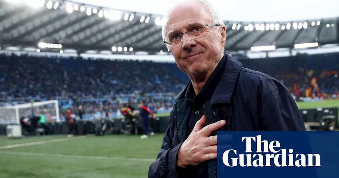 Sven-Göran Eriksson, England’s first overseas manager, dies aged 76