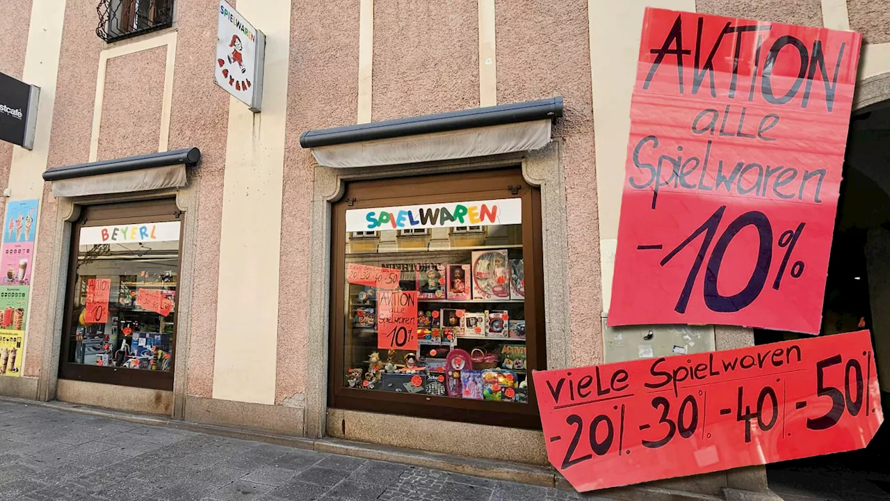 Shop sperrt nach 124 Jahren zu - Bis zu 50 Prozent: Spielzeug war hier noch nie billiger