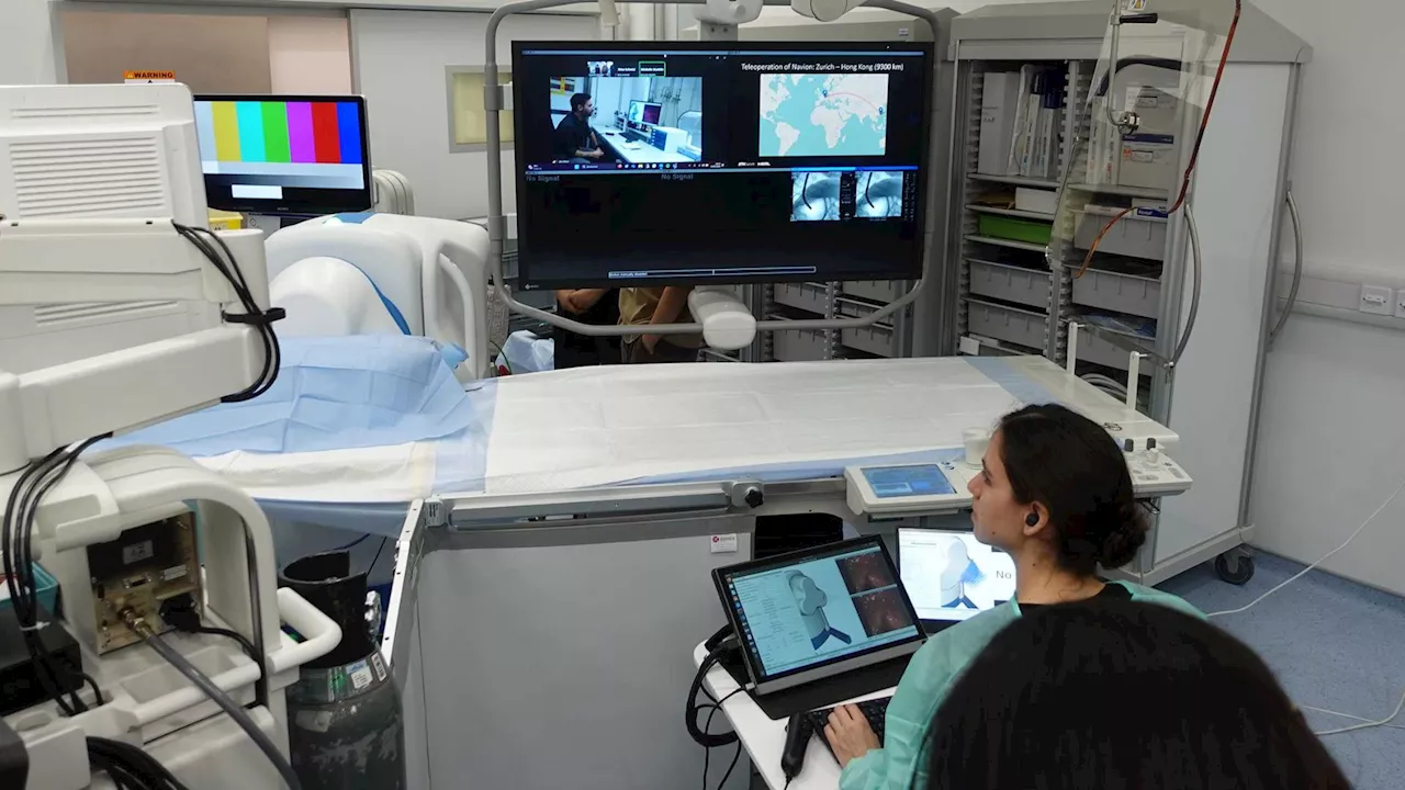 Researchers achieve first remote-controlled magnetic endoscopy 5,778 miles away