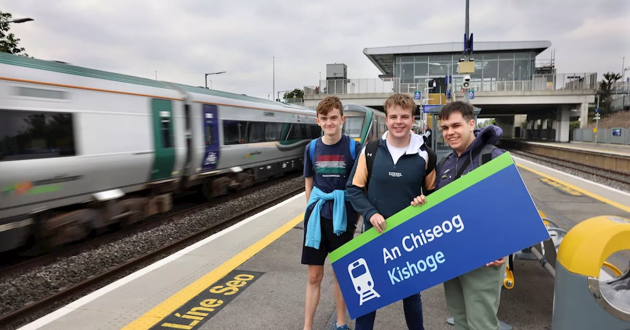 New Dublin train station opens 15 years after construction