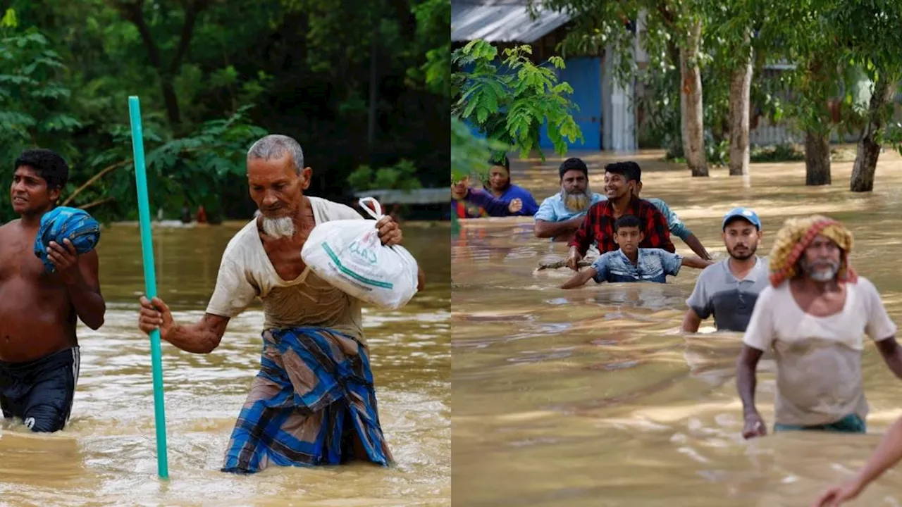 Bangladesh Flood: बांग्लादेश में अब कुदरत का कहर, बाढ़ से 50 लाख लोग प्रभावित, 20 ने गंवाई जान