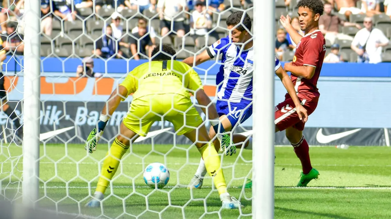 Hertha BSC gewinnt dank spätem Doppelschlag gegen Jahn Regensburg