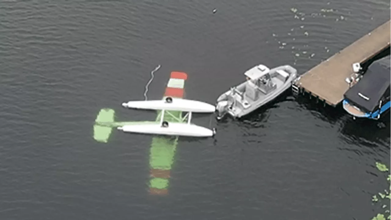 Pilot in critical condition after seaplane crashes into Lake Meridian, NTSB investigating