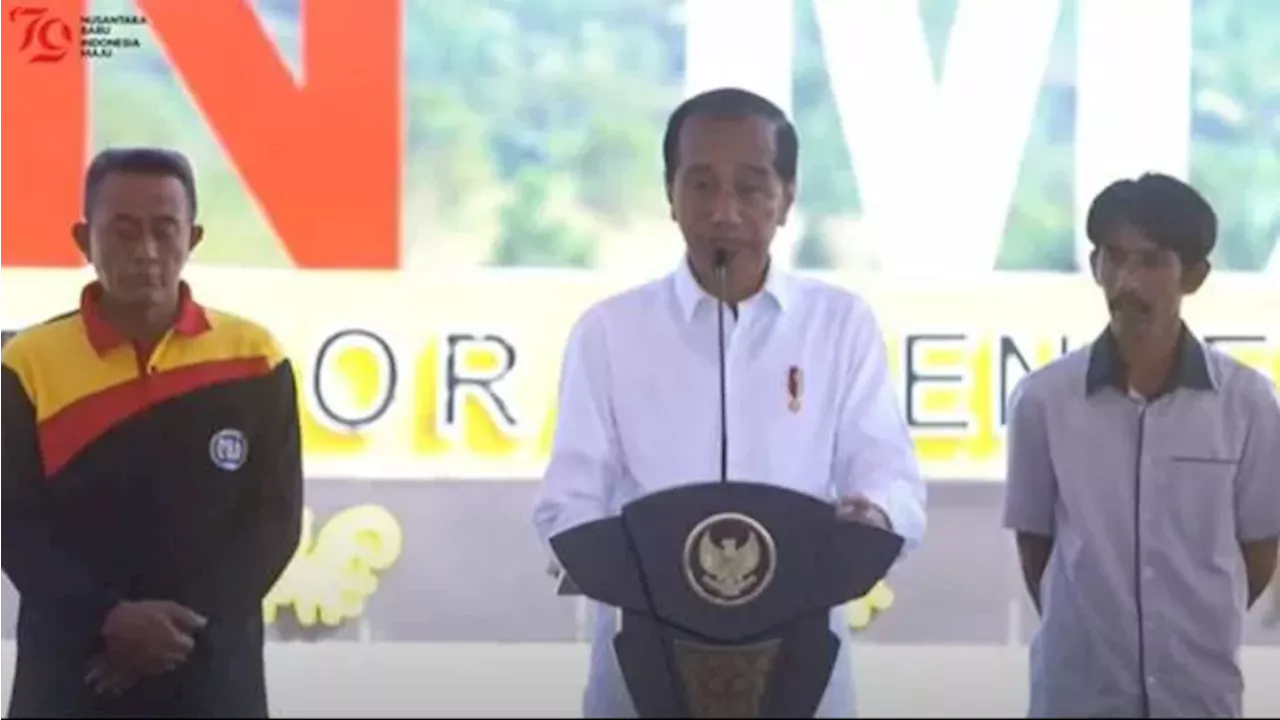 Jokowi Resmikan Bendungan Margatiga di Lampung Timur Setelah 7 Tahun Dikerjakan