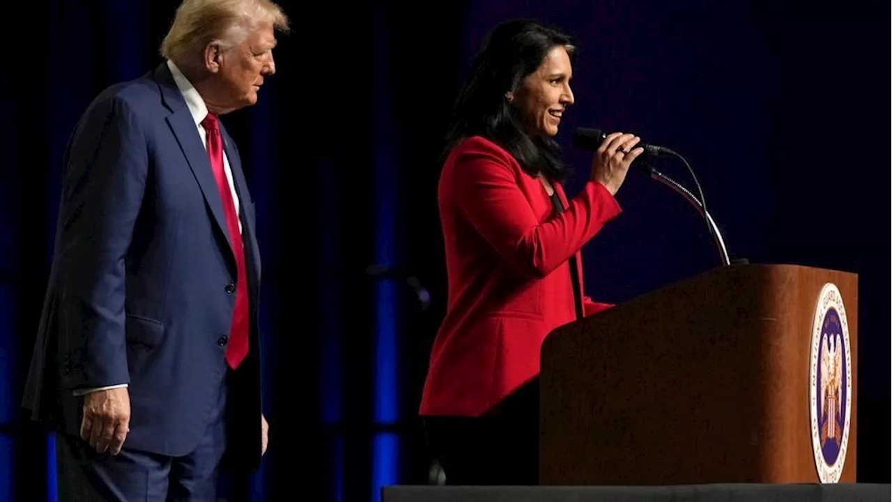 Former Democratic presidential candidate Tulsi Gabbard endorses Trump