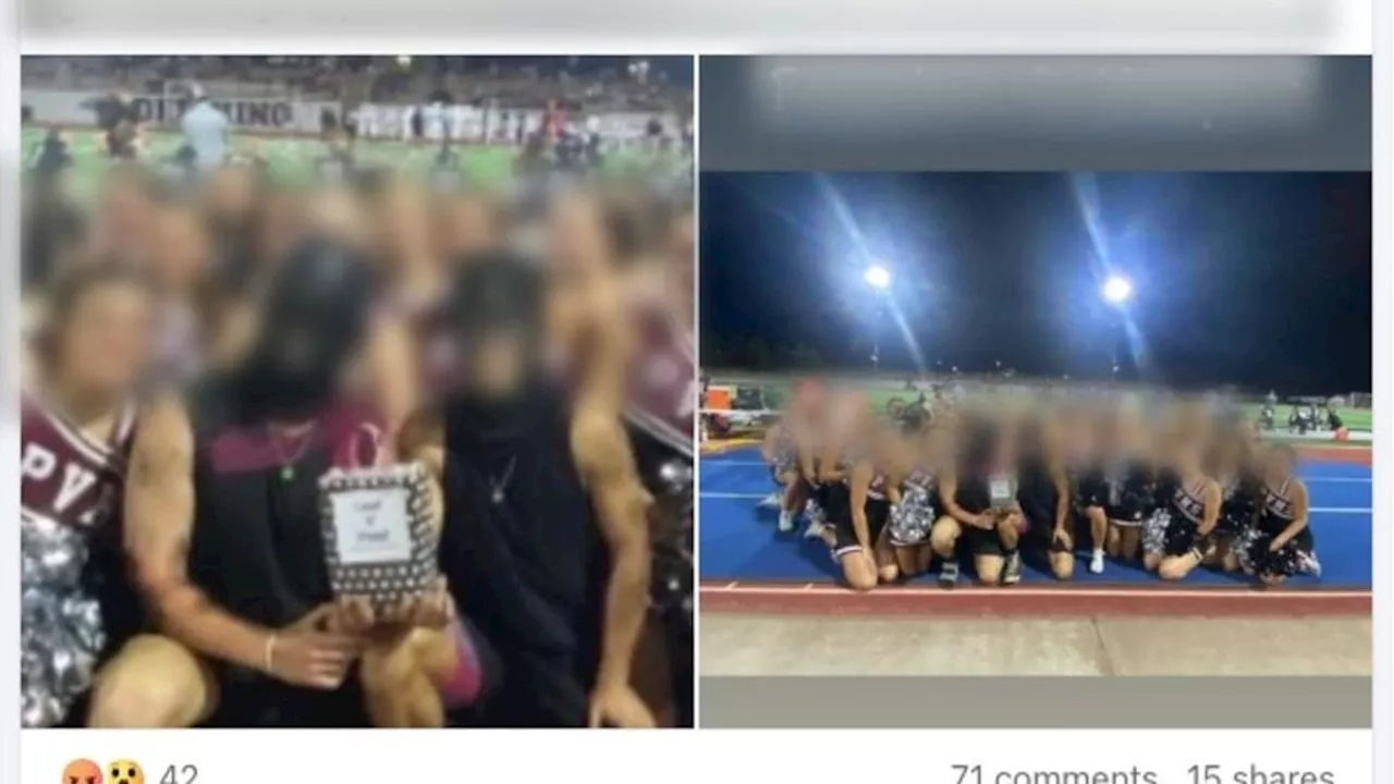 Students awarded school spirit award while wearing blackface at football 'blackout' game