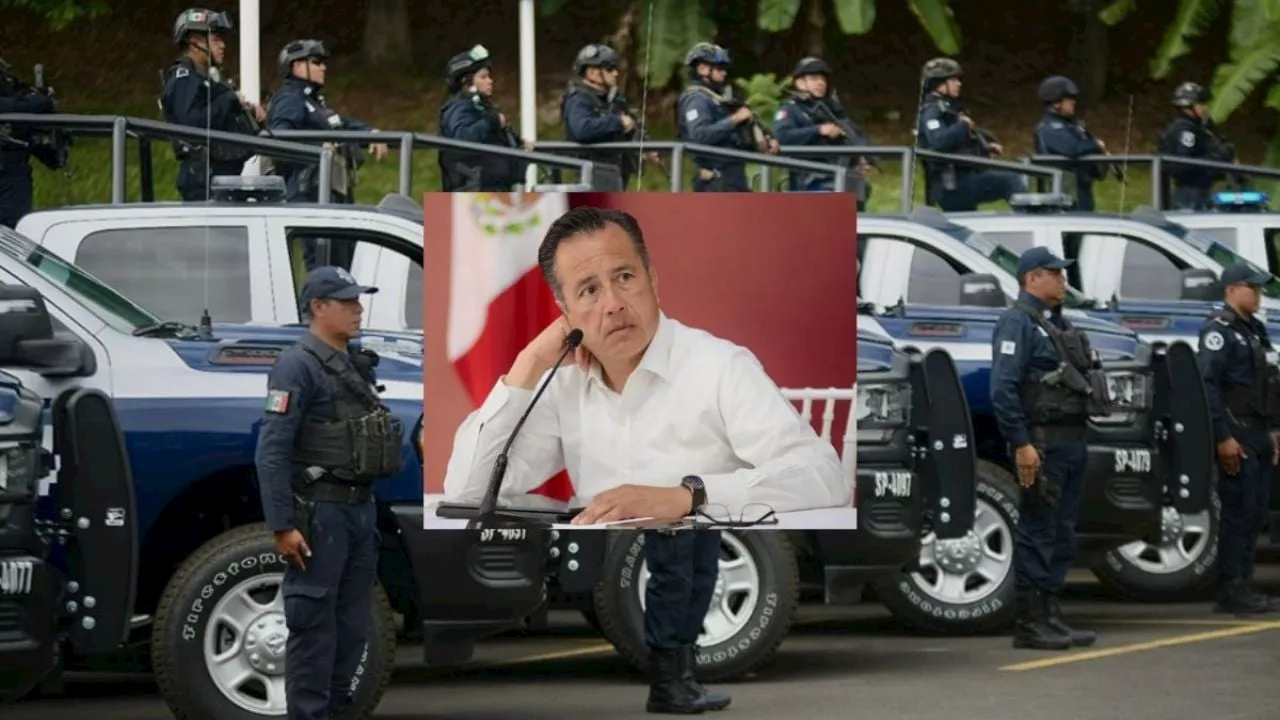 Con Cuitláhuac, 7 mil policías estatales fueron despedidos, más de los que hoy cuidan a Veracruz