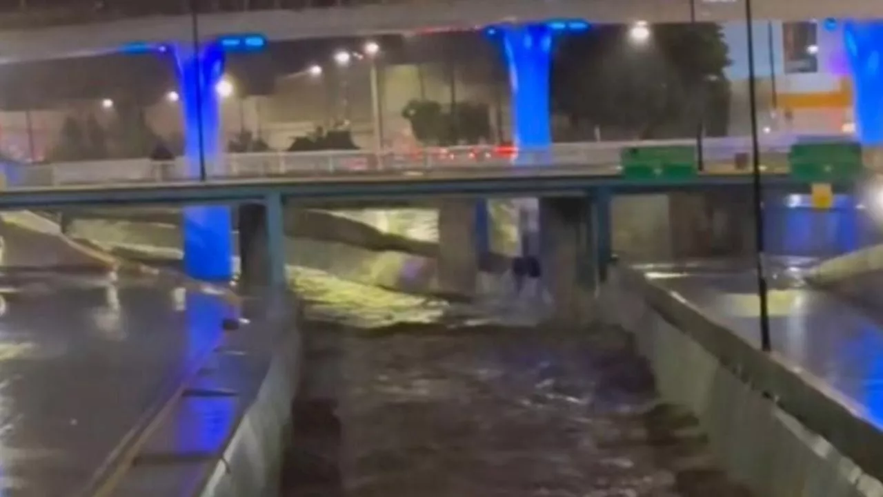 ¿De dónde baja tanta agua que llega al Malecón del río?