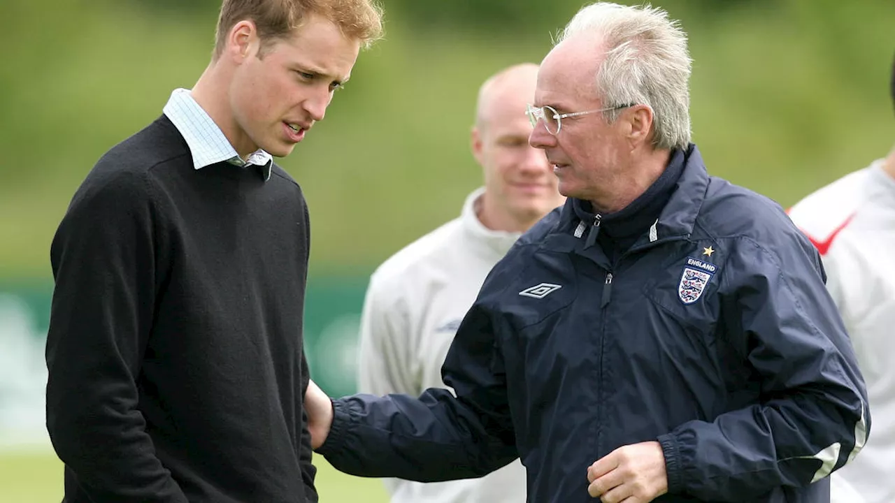 Prince William leads tributes to former England football boss Sven-Goran Eriksson