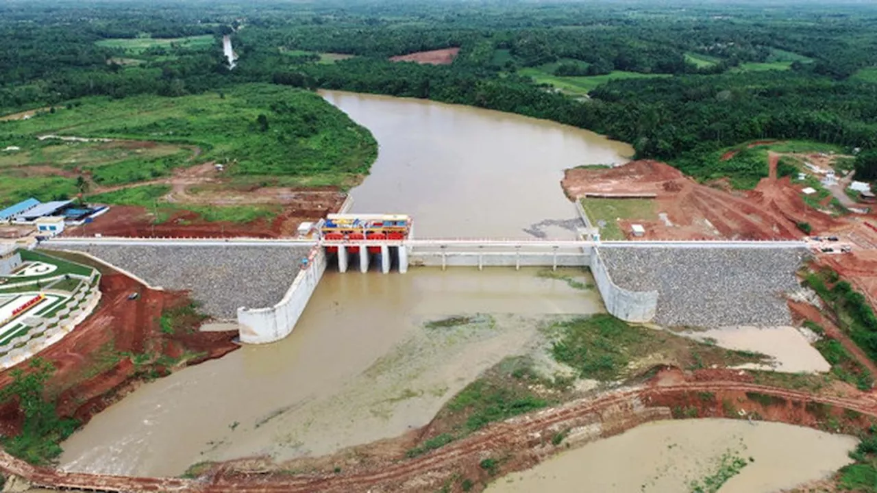 Jokowi Resmikan Bendungan Margatiga di Lampung, Habiskan Anggaran Rp846 Miliar