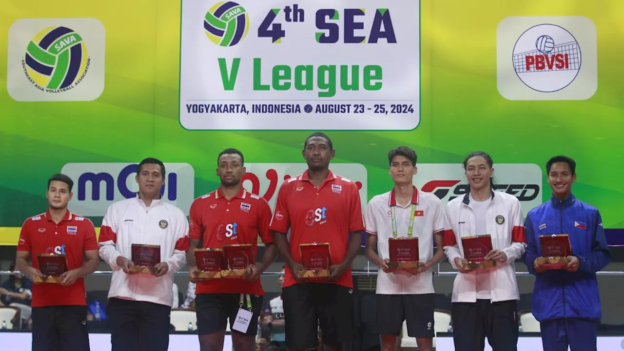 SEA V League 2024: Timnas Voli Putra Indonesia Raih 2 Penghargaan Individu