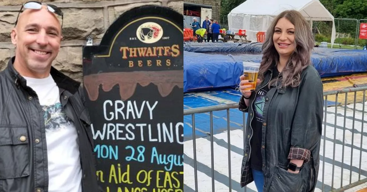 World Gravy Wrestling Championships takes place today in Lancashire