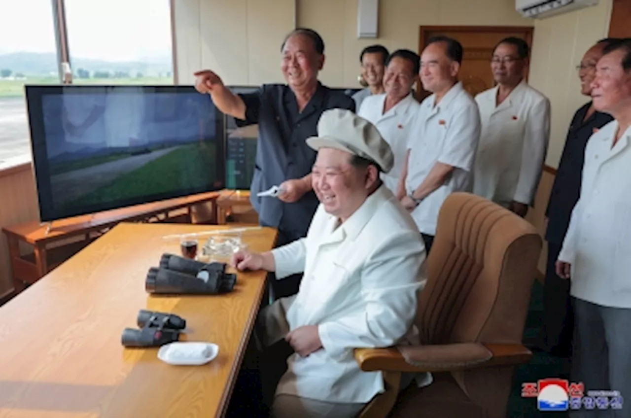 Kim Jong Un oversees successful test of North Korean drones in precision strike capability