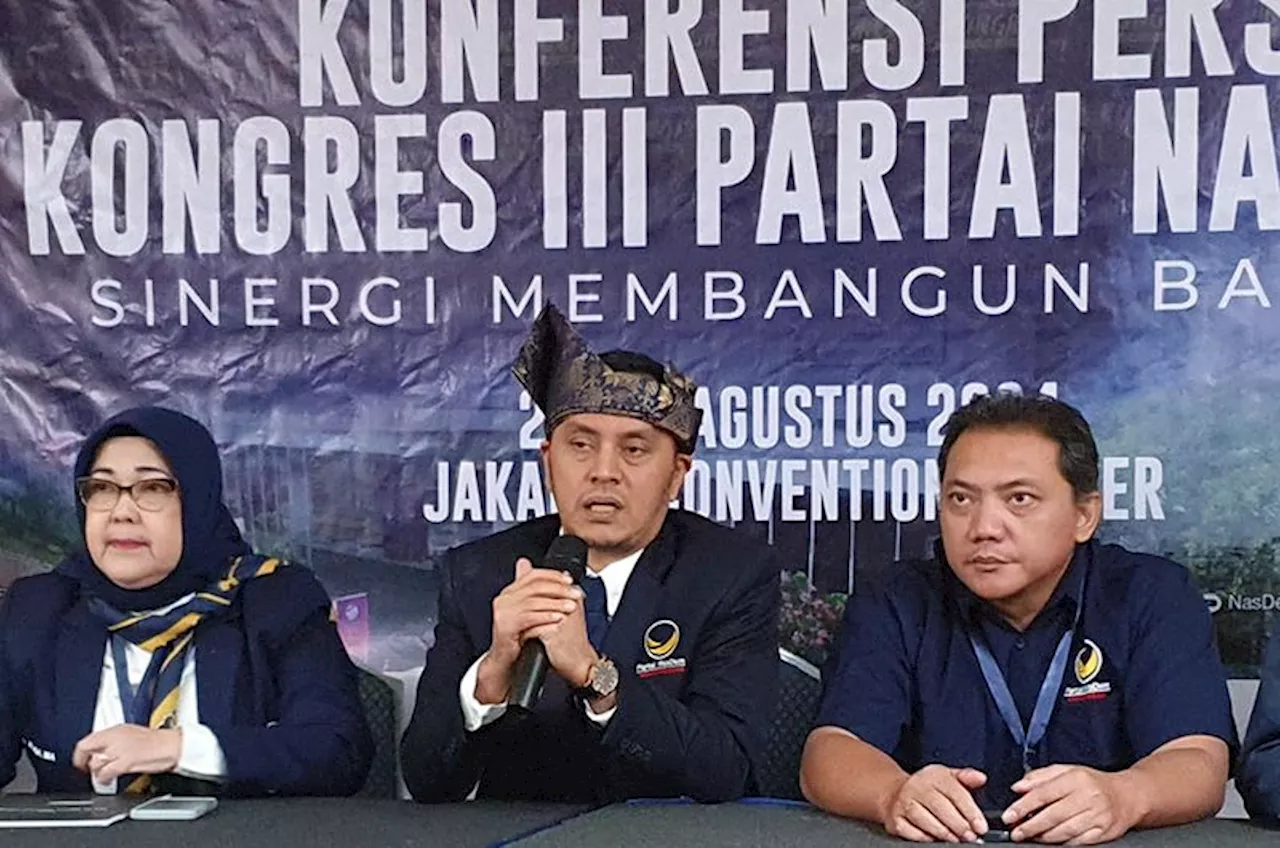 Seluruh DPW Masih Menginginkan Surya Paloh Menjadi Ketua Umum Partai NasDem