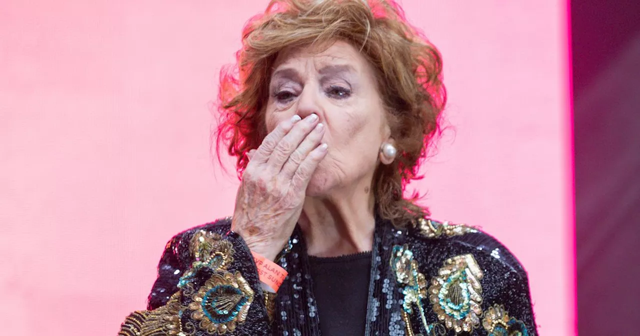 Coronation Street legend Barbara Knox in tears during visit to Manchester Pride