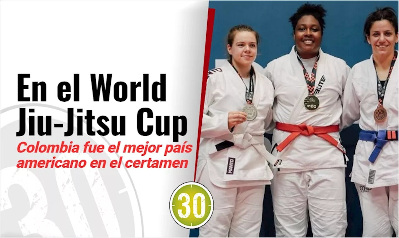 Tres medallas para Colombia en el World Jiu-Jitsu Cup Croacia 2024