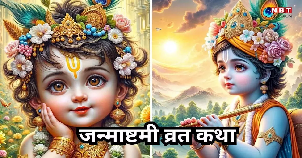 Janmashtami Vrat Katha : जन्माष्टमी व्रत करने वाले जरूर करें इस कथा का पाठ, श्रीकृष्ण की हमेशा बनी रहेगी कृपा