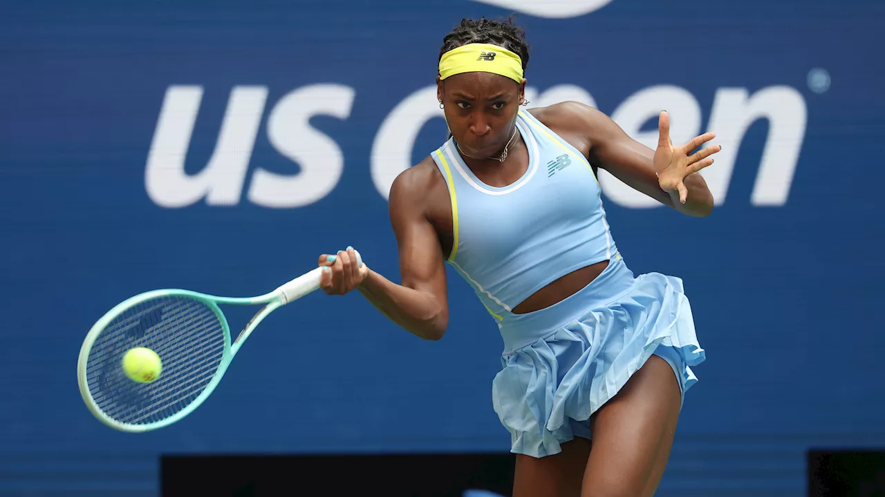 Coco Gauff begins US Open title defense with straight-sets first round victory