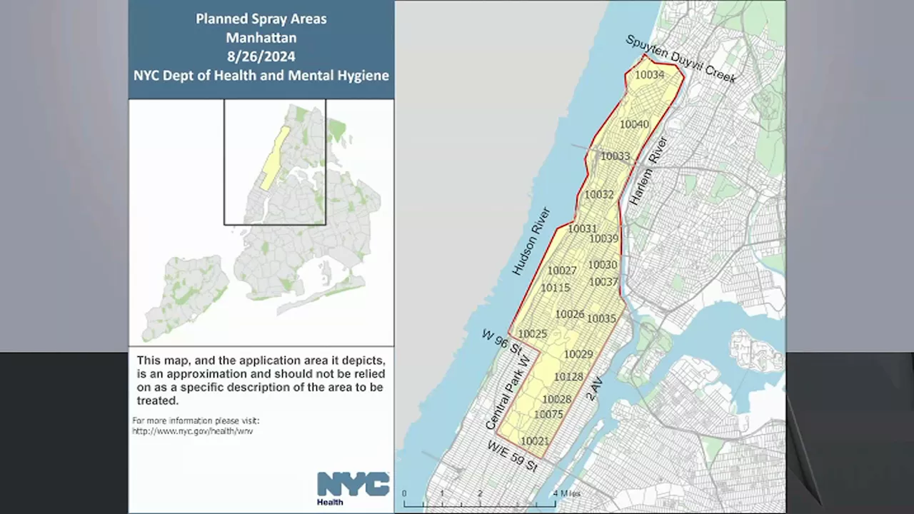 Mosquito spraying coming to some NYC neighborhoods amid West Nile concerns