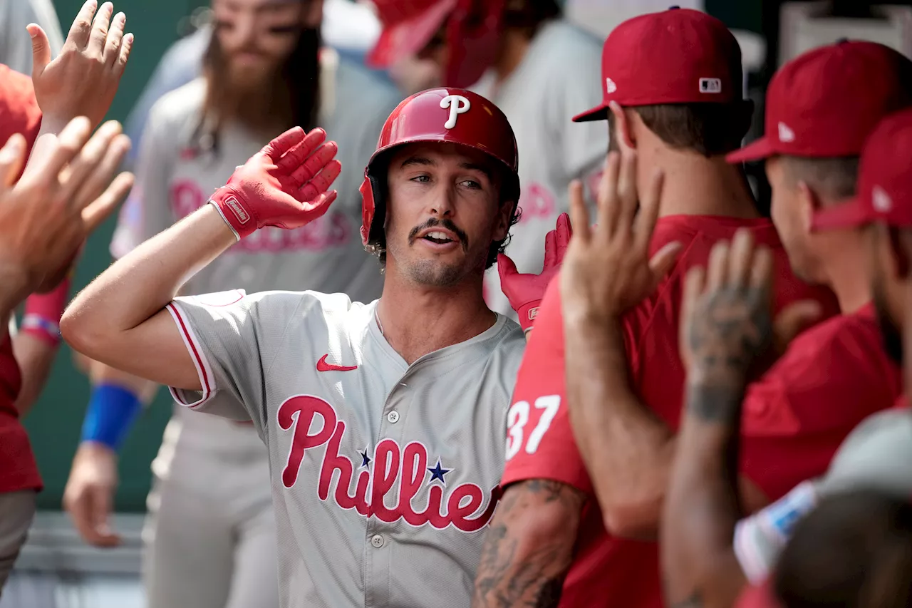 Everybody hits but Stubbs steals the show as Phillies secure series win over Royals