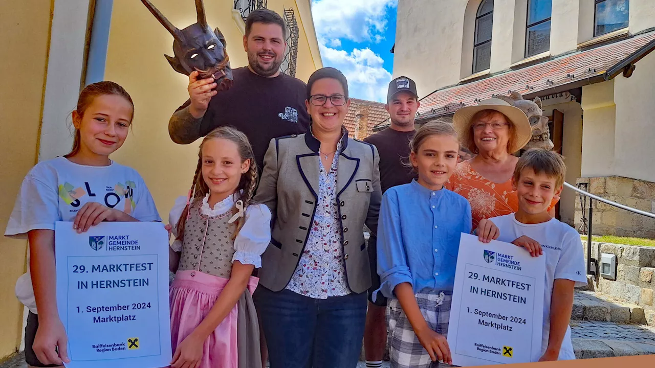 Experimente und Köstlichkeiten am Hernsteiner Marktfest