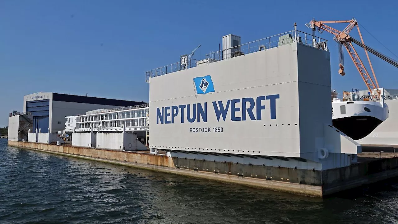 Mecklenburg-Vorpommern: Nach Hilfszusagen für Meyer Gruppe Aufatmen auf Neptun Werft