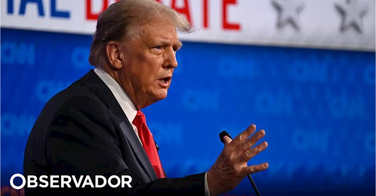 Donald Trump volta atrás e 'está a pensar' se vai fazer debate televisivo com Kamala Harris