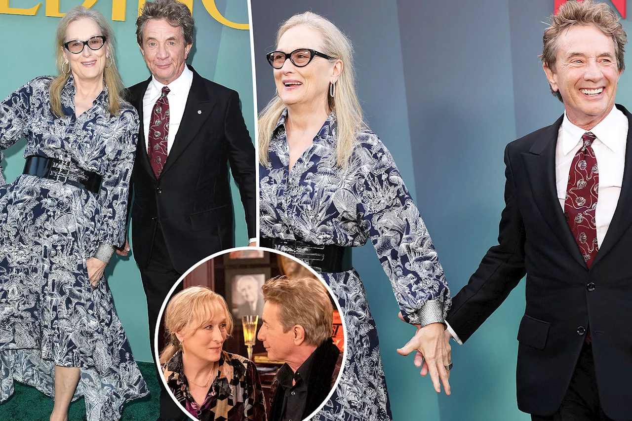 Martin Short gushes about his 'love' for Meryl Streep after holding hands at 'Only Murders' premiere