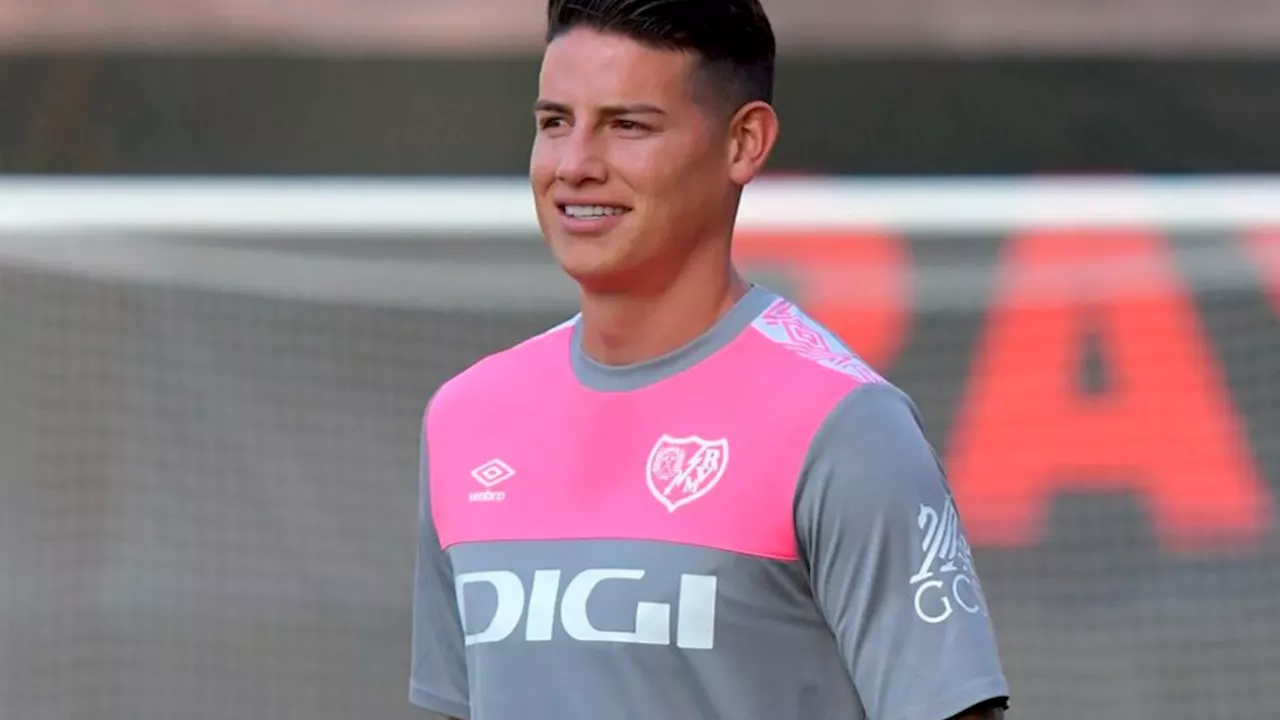 James Rodríguez jugará con la banda roja del Rayo Vallecano