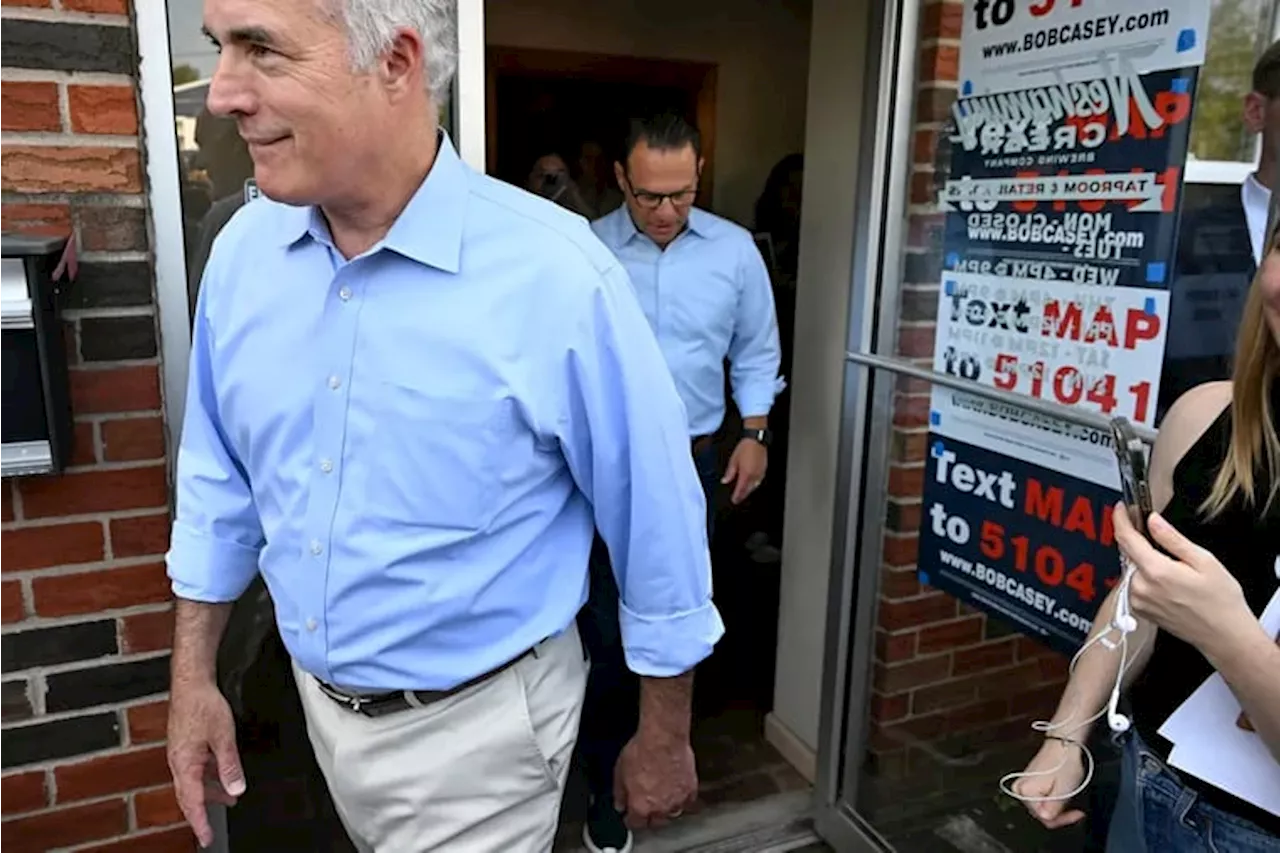 Josh Shapiro stumps for Bob Casey in the ‘swingiest of all swing counties’