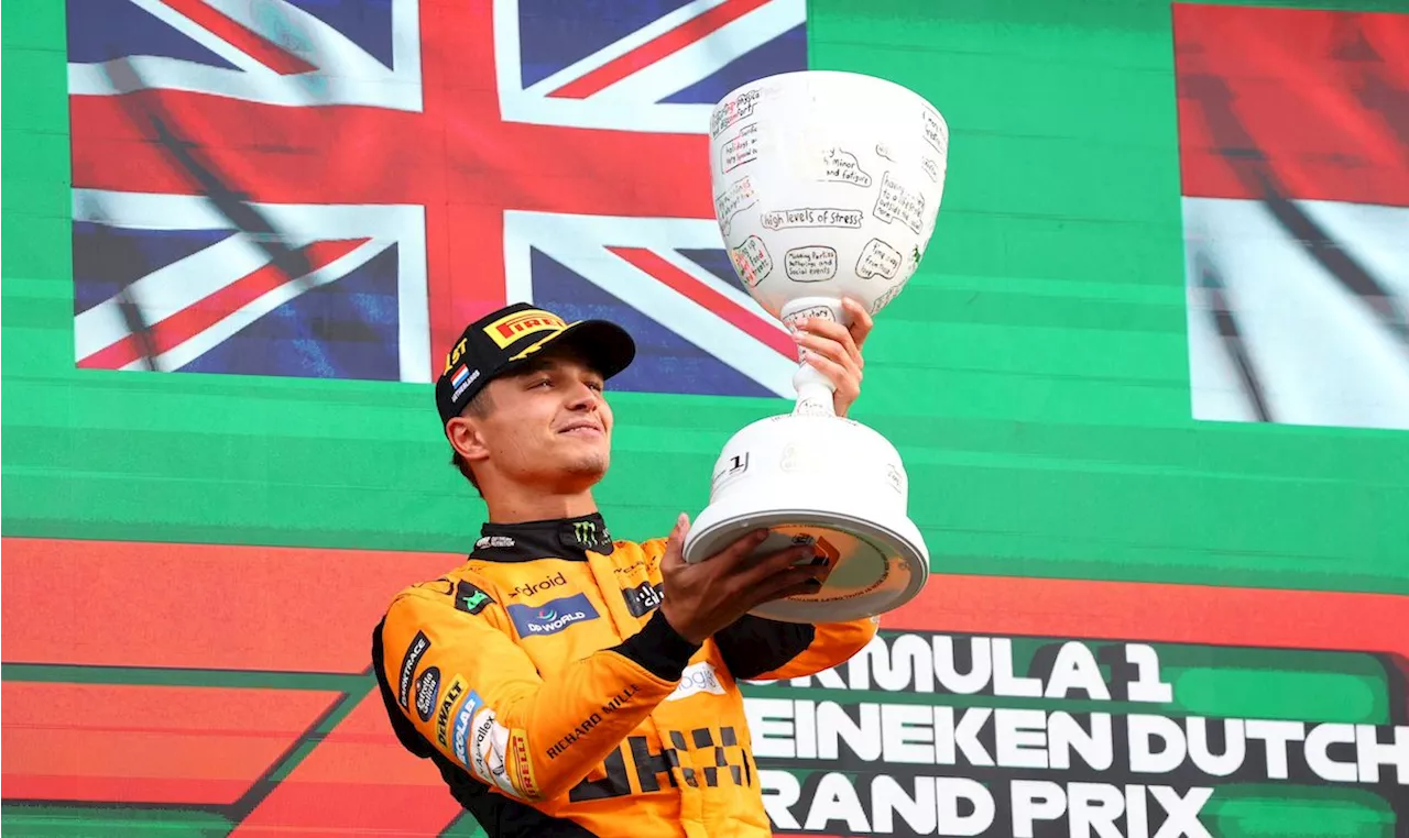 Norris ends Verstappen’s unbeaten home record with Dutch Grand Prix win