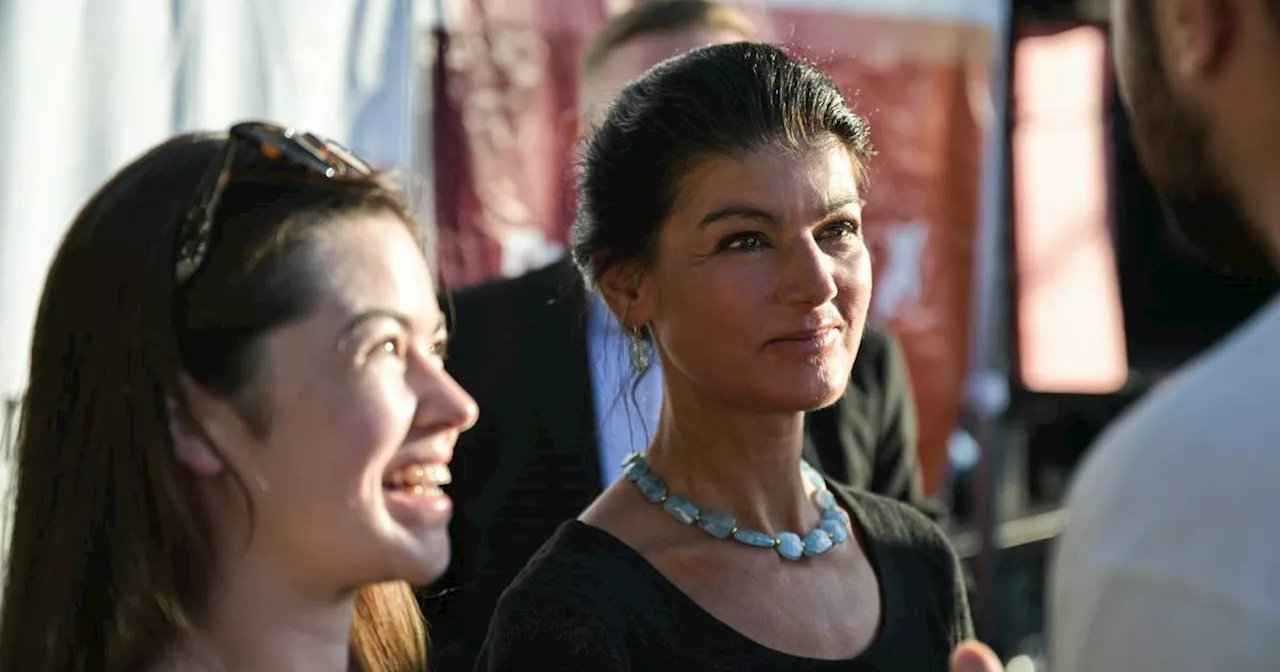 Wagenknecht beim Wahlkampf in Jena: 'naive Willkommenspolitik'