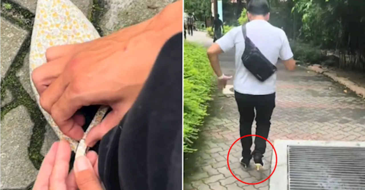 Man Swaps Shoes For Girlfriend's Heels When She Has Sore Feet During Their Zoo Negara Date