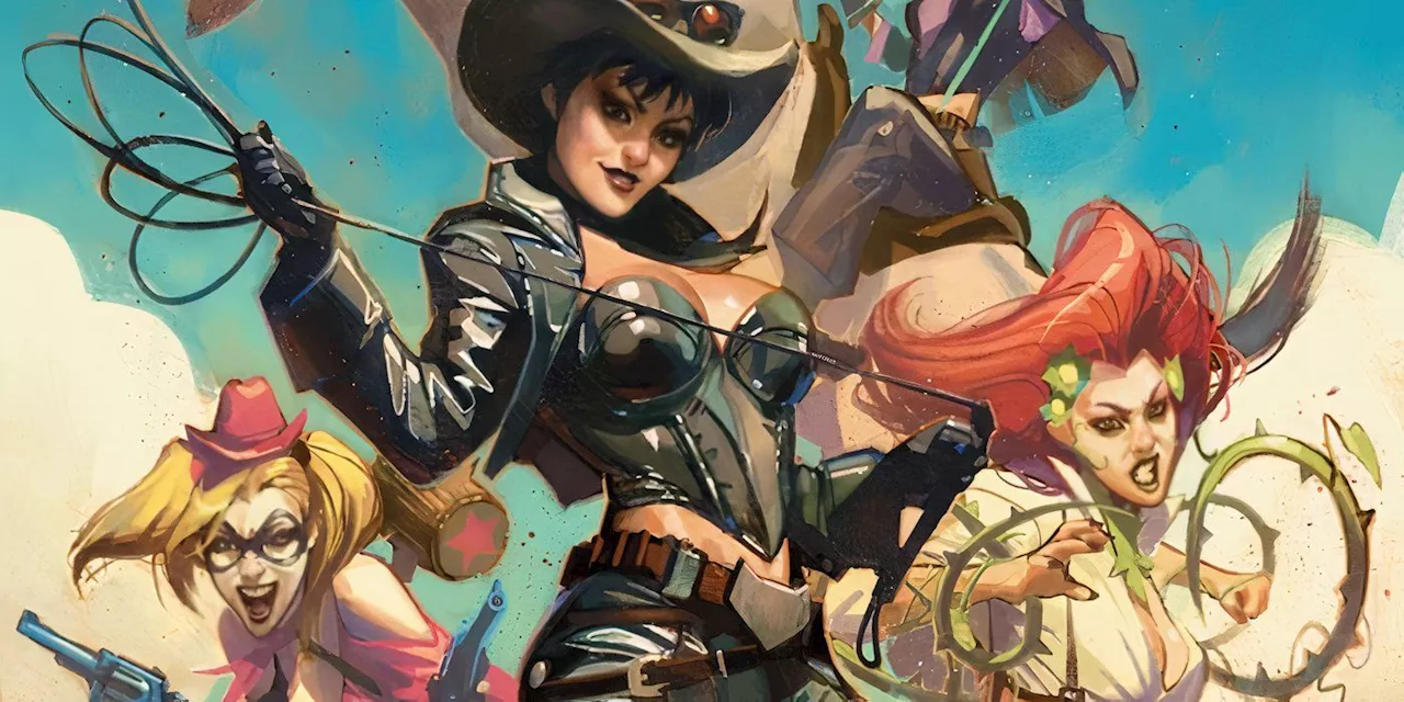 Gotham City Sirens Officially Debuts Harley Quinn, Poison Ivy & Catwoman's New Cowgirl Costumes