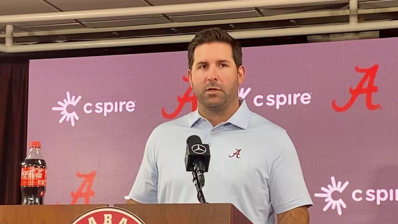 Everything Alabama Offensive Coordinator Nick Sheridan Said on the Monday of Western