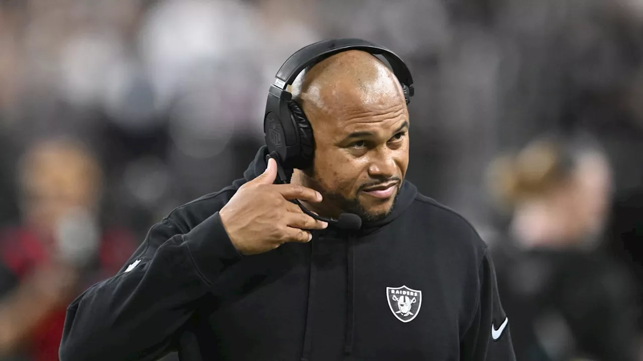 Las Vegas Raiders coach Antonio Pierce is keeping all roster options open