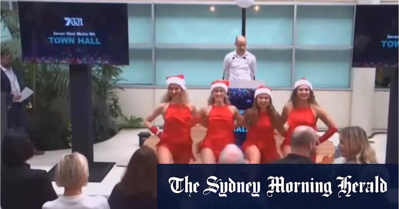 ‘Like the ’80s’: Seven’s ‘sexy Santa’ dancers leave staff scratching their heads