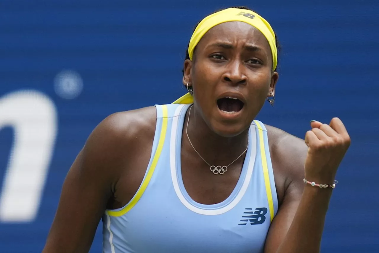 Coco Gauff begins her US Open title defense with an easy win after a two-match losing streak